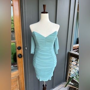 Light Blue Bodycon Dress